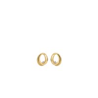 Ohrringe Annamaria Cammilli Dame Dune in Gelbgold Diamante GOR3898U